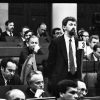 Сяргей Навумчык на сесіі Вярхоўнага Савету 12-га склікання  1991 год, аўтар фота: Уладзімір Сапагоў