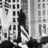 1990 год антыкамуністычны мітынг на плошчы Леніна ў Мінску. 