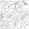 аўтографы ўдзельнікаў нарады маладых пісьменнікаў, Іслач 1989  
